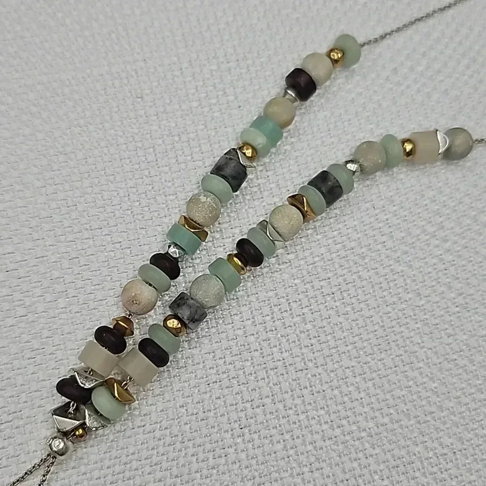 NIB - Retired‎ Stella & Dot Anda Intention Lariat Necklace Balance Beaded Tassel